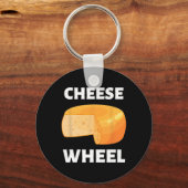 Cheese Wheel Video Game Meme Design Sleutelhanger (Voorkant)