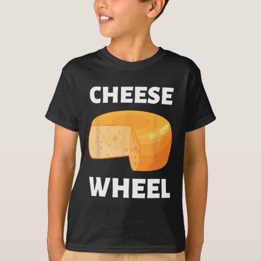 Cheese Wheel Video Game Meme Design T-shirt (Voorkant)