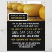 Cheese Wheels, Cheesemonger Adverteren Flyer (Voorkant)