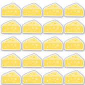 Cheese Wig Shaped Snack Sticker (Voorkant)