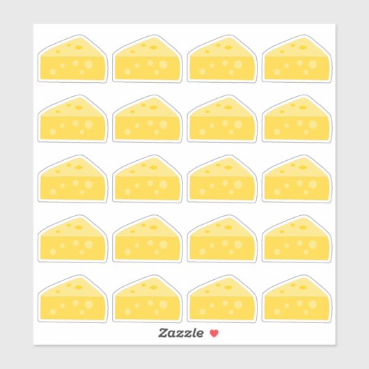 Cheese Wig Shaped Snack Sticker (Vel)