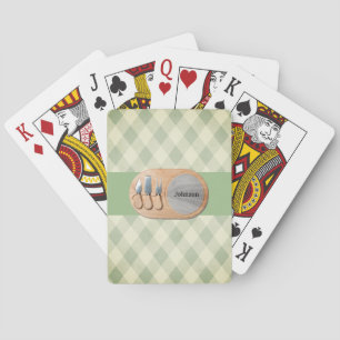 Cheeseboard Aangepaste Charcuterie Gepersonaliseer Pokerkaarten