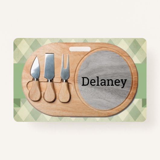 Cheeseboard Custom Charcuterie Badge (Voorkant)