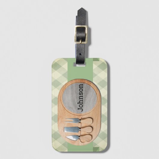 Cheeseboard Custom Charcuterie Bagagelabel (Voorkant (verticaal))