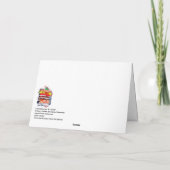 Cheeseburger #170229 bedankkaart (Achterkant)