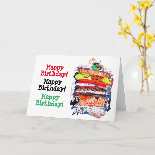 Cheeseburger #170229 kaart (Gele Bloem)