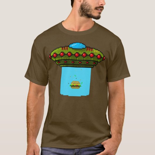 Cheeseburger Abductie T-shirt (Voorkant)