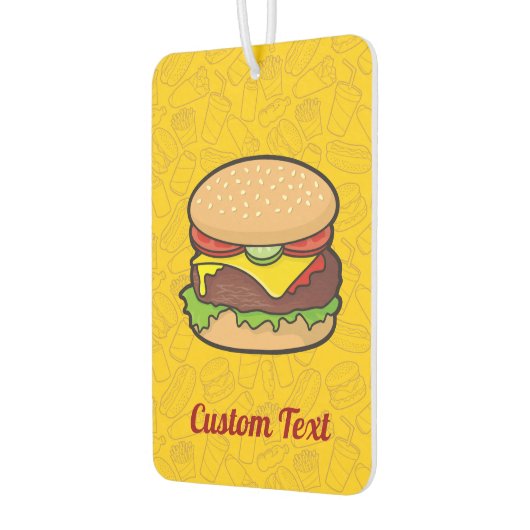 Cheeseburger Air Freshener Luchtverfrisser (Links)