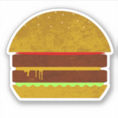 Cheeseburger Art Sticker (Voorkant)