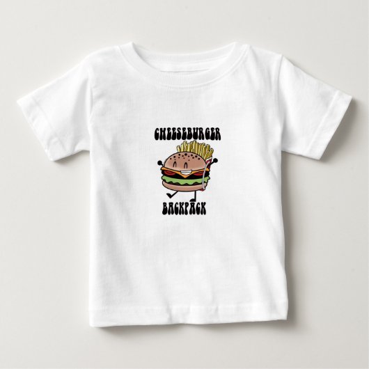Cheeseburger Backpack T-shirt (Voorkant)