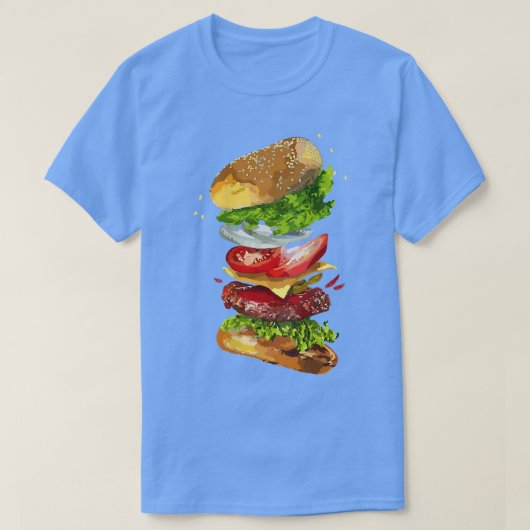 Cheeseburger Backprint 2 T-shirt (Design voorkant)