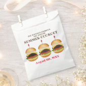 Cheeseburger BBQ Barbecue Cookout Bedankzakje (Geknipt)