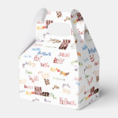 Cheeseburger BBQ Grill Fastfood Bedankdoosjes (Achterkant)