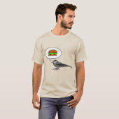 Cheeseburger Bird: Mountain Chickadee T-shirt (Voorkant volledig)