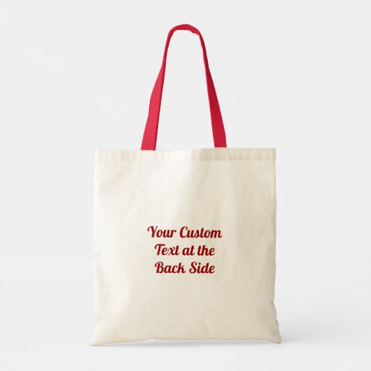 Cheeseburger boodschappentas tote bag (Achterkant)