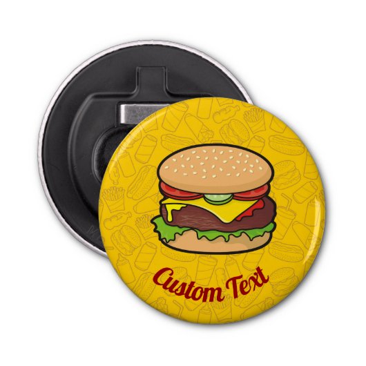 Cheeseburger Bottle Opener (Voorkant)
