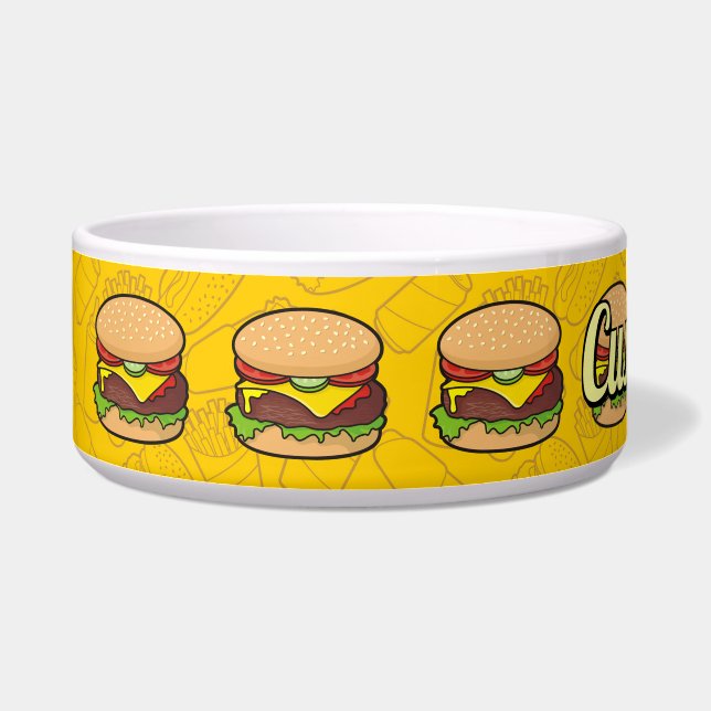 Cheeseburger Bowl Voerbakje (Links)