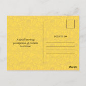 Cheeseburger Briefkaart (Achterkant)