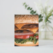 Cheeseburger Briefkaart (Staand voorkant)