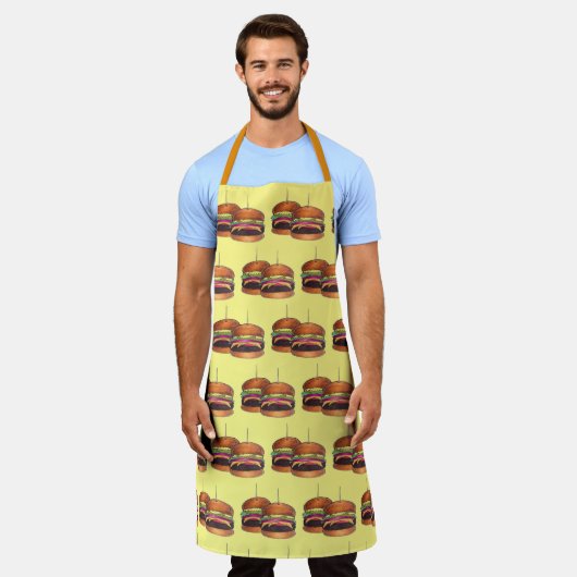 Cheeseburger Burger Hamburger Sliders Bar — App vo Schort (Gedragen)