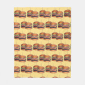 Cheeseburger Burger Hamburger Sliders Bar Food Fleece Deken (Voorkant)