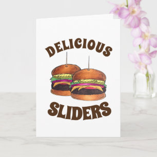 Cheeseburger Burger Hamburger Sliders Bar Food Kaart