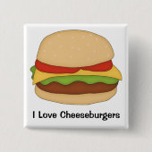 Cheeseburger Button (Voorkant)