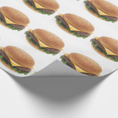 Cheeseburger Cadeaupapier (Hoek)