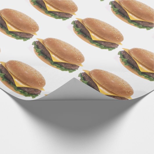 Cheeseburger Cadeaupapier (Hoek)