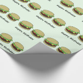 Cheeseburger Cadeaupapier (Hoek)