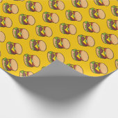 Cheeseburger Cadeaupapier (Hoek)