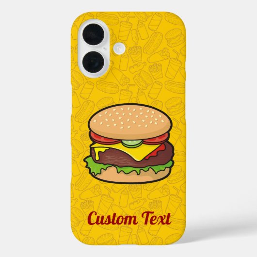 Cheeseburger Case-Mate iPhone Case (Achterkant)