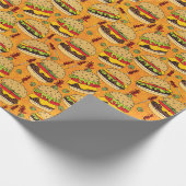 Cheeseburger Deluxe Cadeaupapier (Hoek)