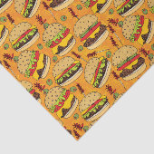 Cheeseburger Deluxe Tissuepapier (Detail)
