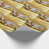 Cheeseburger en Fries Cadeaupapier (Hoek)