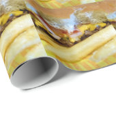 Cheeseburger en Fries Cadeaupapier (Rol Hoek)