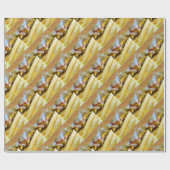 Cheeseburger en Fries Cadeaupapier (Vlak)