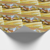 Cheeseburger en Fries Cadeaupapier (Hoek)