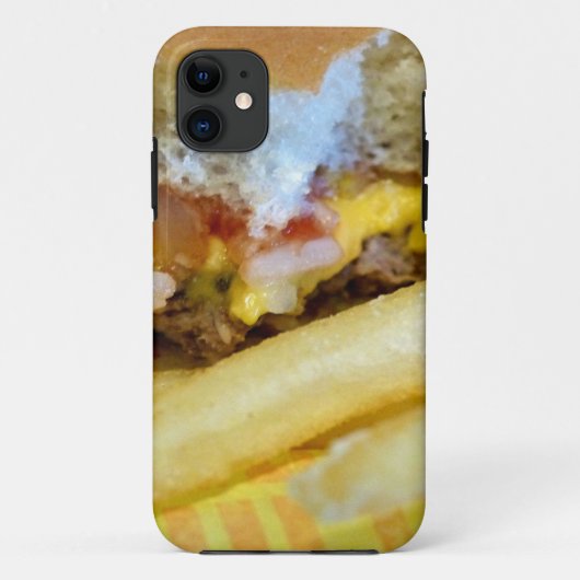 Cheeseburger en Fries Case-Mate iPhone Case (Achterkant)