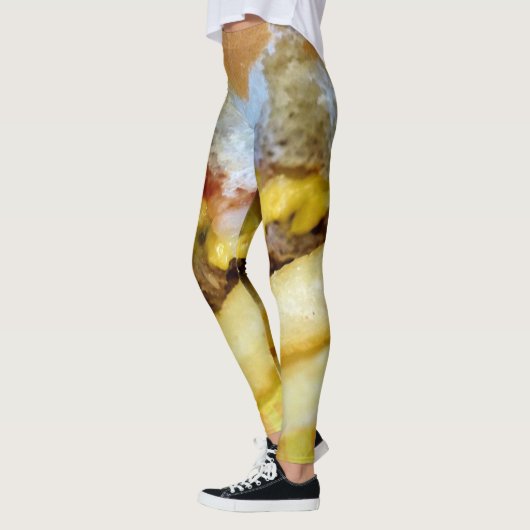 Cheeseburger en Fries Leggings (Links)