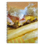 Cheeseburger en Fries Notitieboek (Voorkant)