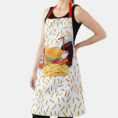 Cheeseburger en Fries Schort (Insitu)