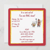 Cheeseburger en Hot Dog Cook-Out Kaart (Achterkant)