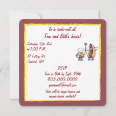 Cheeseburger en Hot Dog Cook-Out Kaart (Achterkant)