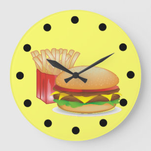 Cheeseburger & Fires Grote Klok