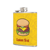 Cheeseburger Flask Heupfles (Links)
