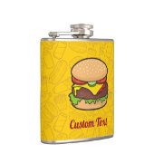 Cheeseburger Flask Heupfles (Rechts)