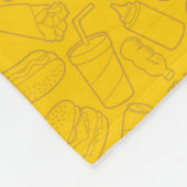 Cheeseburger Fleece Blanket (Hoek)