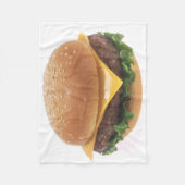 Cheeseburger Fleece Deken (Voorkant)