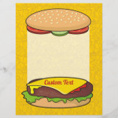 Cheeseburger Flyer (Achterkant)
